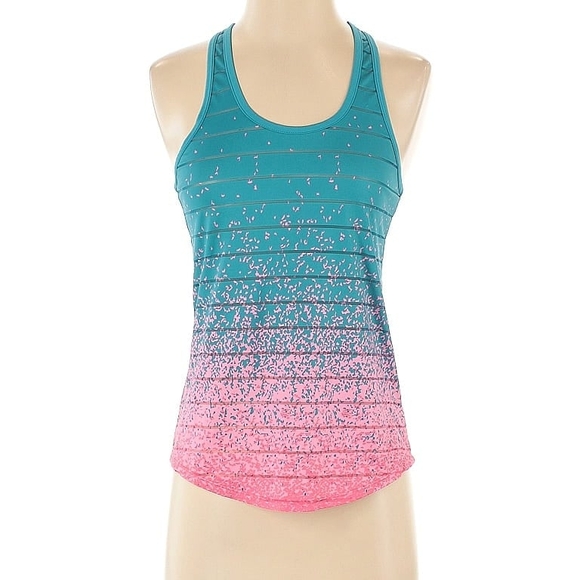 ZYIA Blue and Pink Racerback Tank Top - Picture 6 of 6